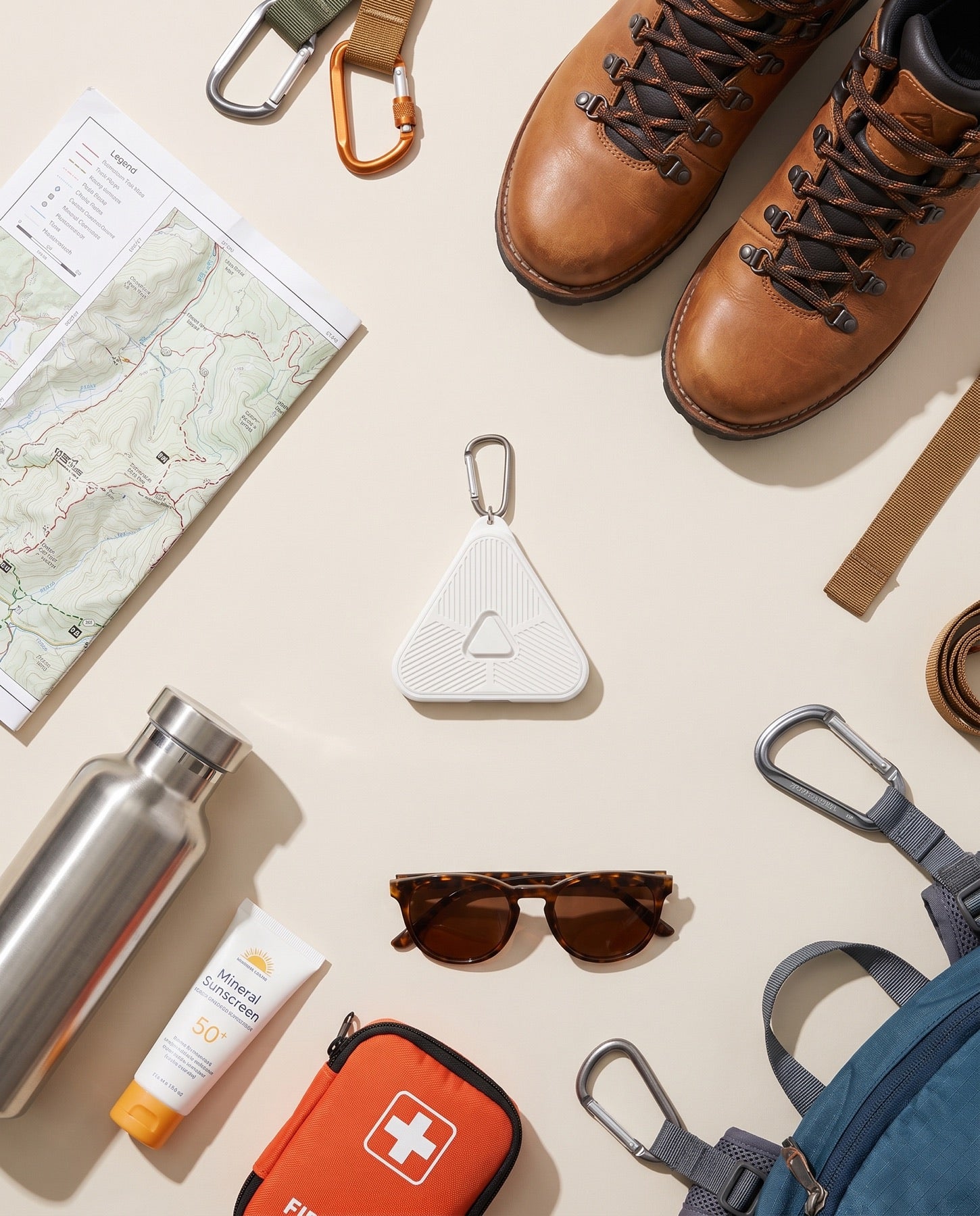 Slate Signal with compact outdoor essentials